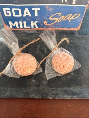 Goat Milk Pink Floral Hand Soap - Set of 2